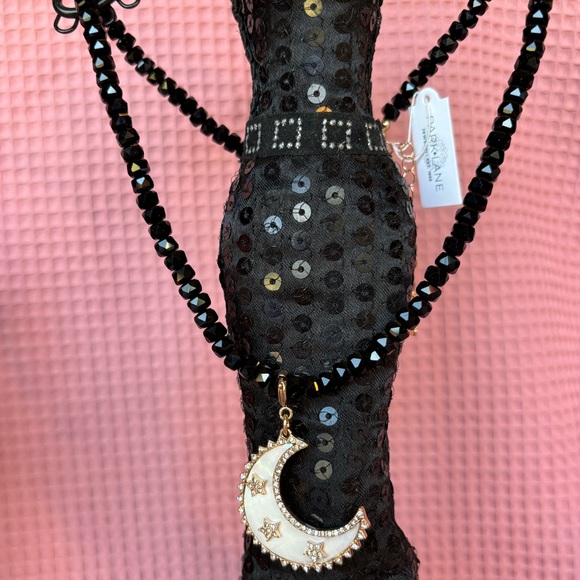 NWT COSMIC Necklace genuine mother of Pearl removable pendant Park Lane - Picture 3 of 11